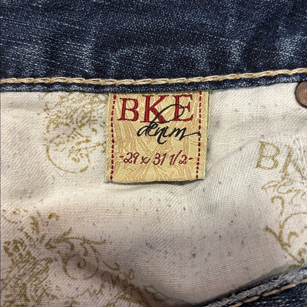 BKE Flare Wide Leg Blue Jeans - Picture 7 of 10